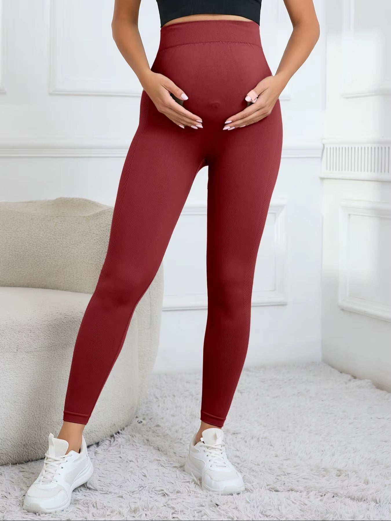 Womens Butterluxe Maternity Leggings over Soft Workout Activewear Yoga Pregnancy