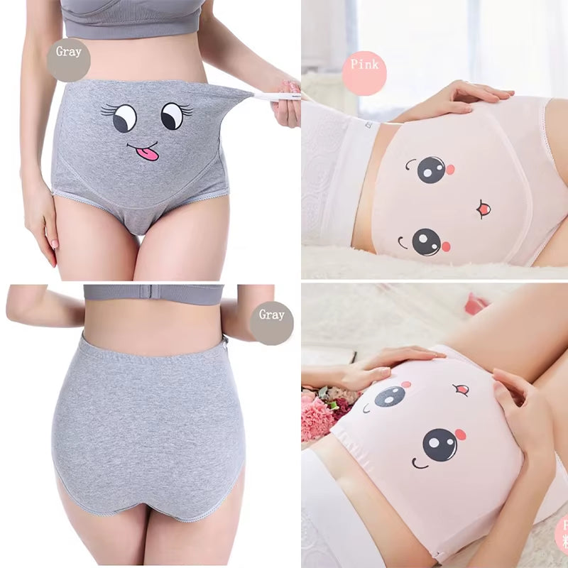 Cotton Panties for Pregnant Maternity Underwear Panty Clothes for Pregnant Women Pregnancy Brief High Waist Maternity Intimates