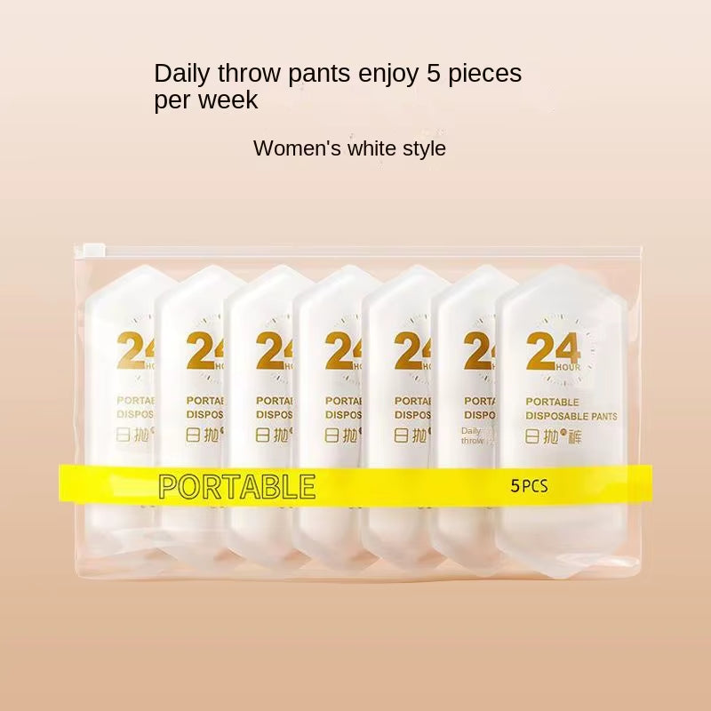 ONEWEAR 5/10/20Pcs Disposable Panties Ladies Pure Cotton Sterile Travel Business Trip Shorts Portable Pregnant Women Postpartum