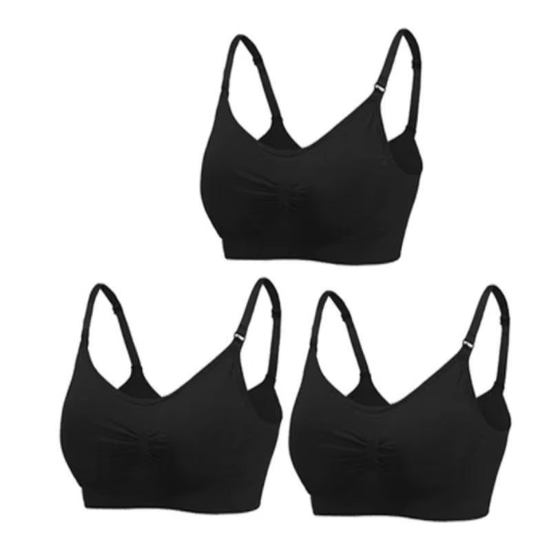 1/3Pcs Breastfeeding Bras Maternity Nursing Bra for Feeding Nursing Underwear Clothes for Pregnant Women Wirefree Breathable Bra