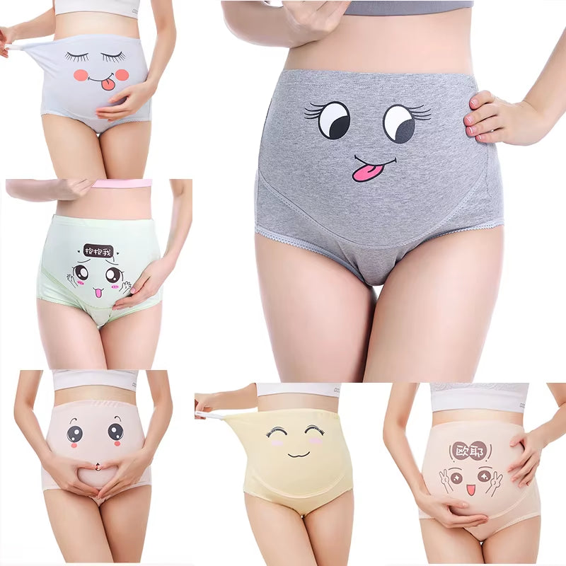 Cotton Panties for Pregnant Maternity Underwear Panty Clothes for Pregnant Women Pregnancy Brief High Waist Maternity Intimates