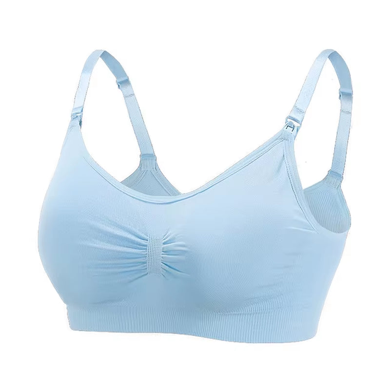 1/3Pcs Breastfeeding Bras Maternity Nursing Bra for Feeding Nursing Underwear Clothes for Pregnant Women Wirefree Breathable Bra