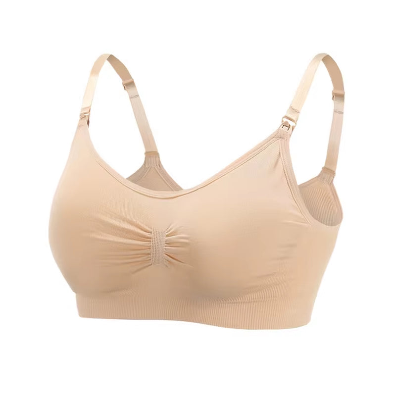 1/3Pcs Breastfeeding Bras Maternity Nursing Bra for Feeding Nursing Underwear Clothes for Pregnant Women Wirefree Breathable Bra